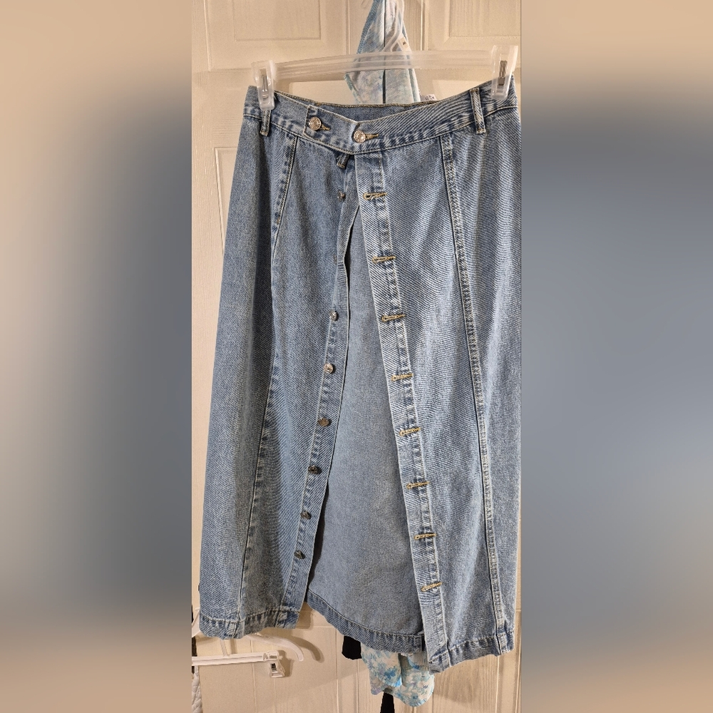 SHEIN Blue Denim Shirt